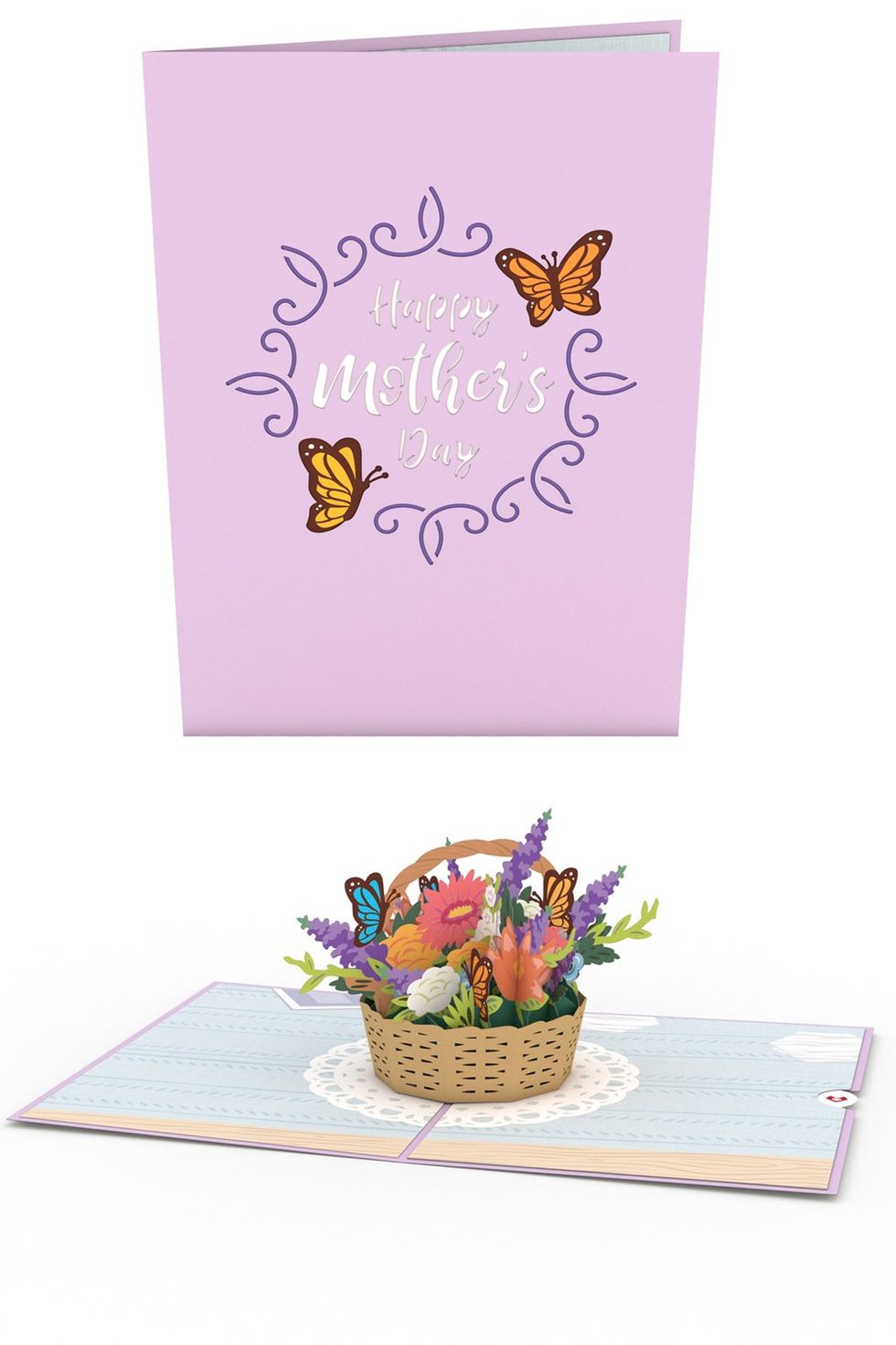 Mother's Day Flowers 3D Card