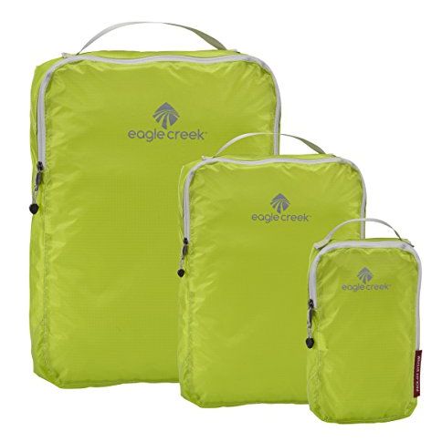 Eagle Creek Green Specter packing cubes x 3