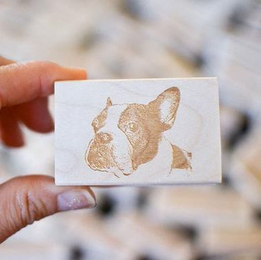 Dog Portrait Custom Stamp