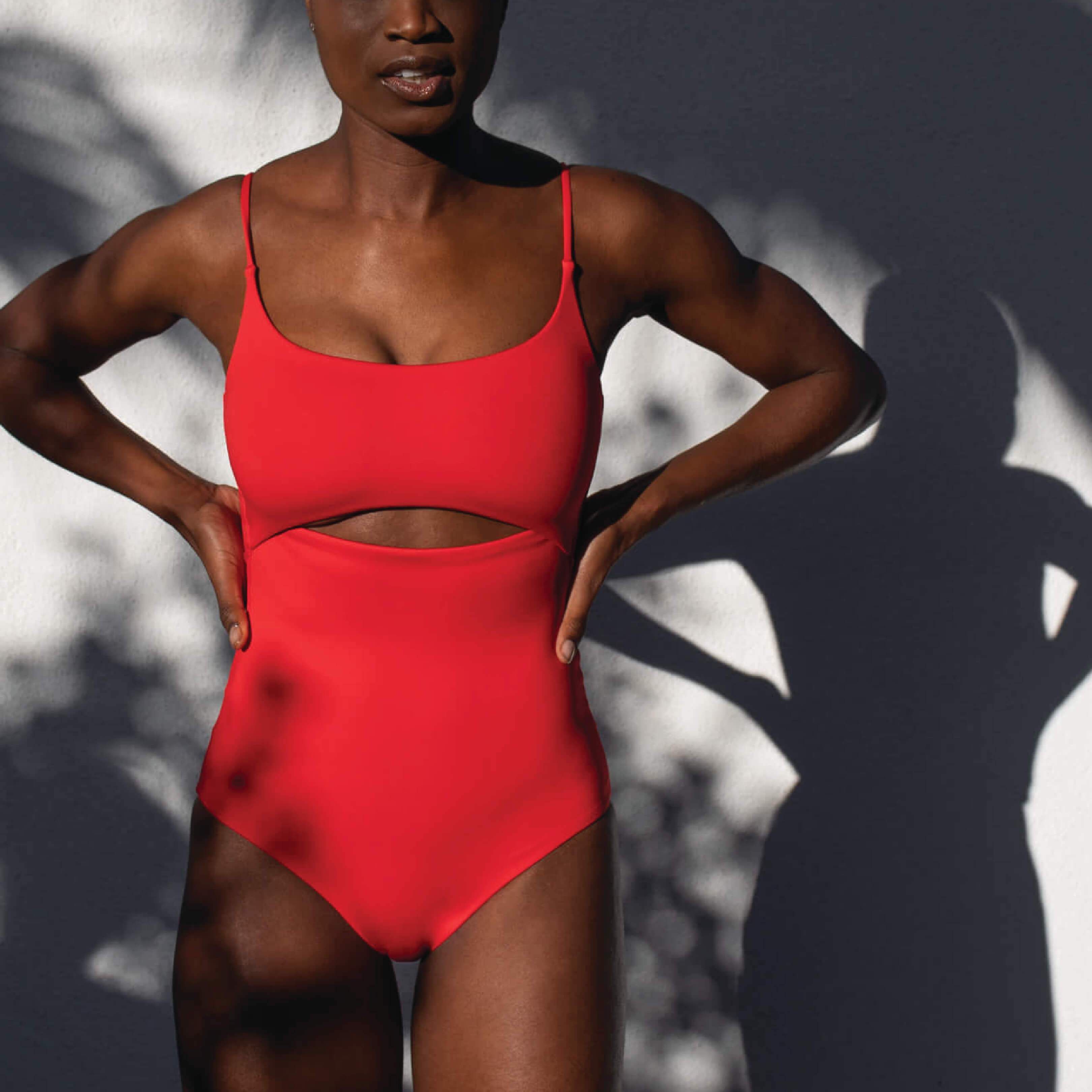 flattering swimwear for older ladies