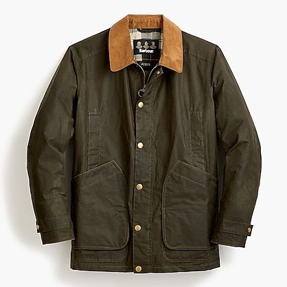 The J.Crew x Barbour Barn Jacket is the Toughest Water-Resistant Jacket ...