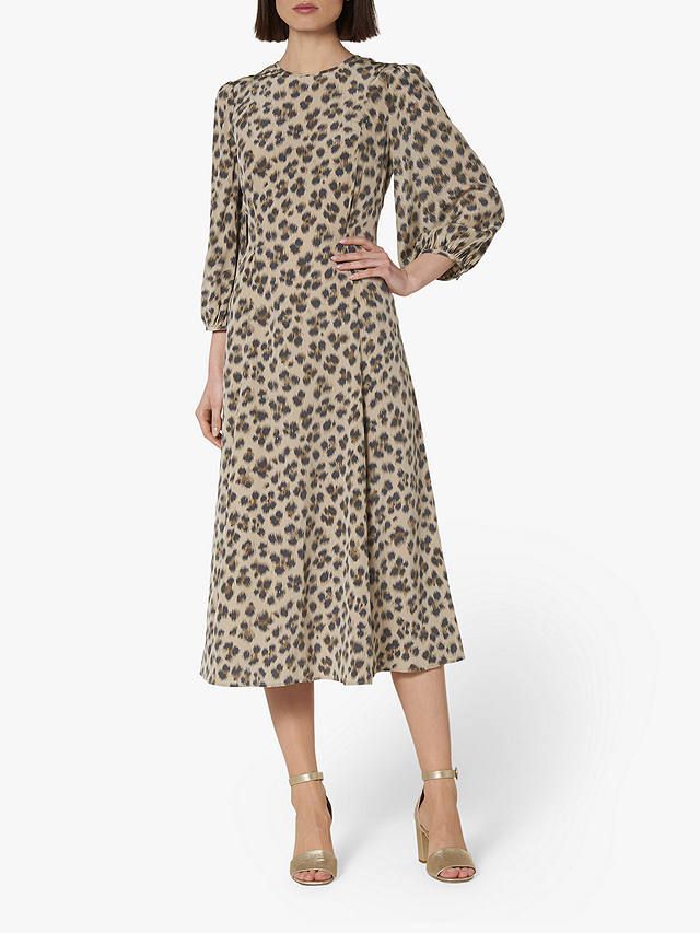 lk bennett leopard print dress