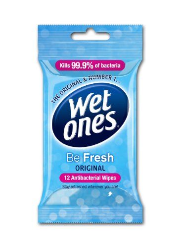 Wet Ones Antibacterial Wipes Pack of 6
