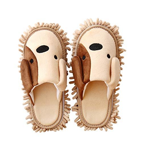 CORKING Unisex Washable Dust Mop Slippers Shoes Microfiber Cleaning House  Mop Slippers Multifactional Floor Cleaning Shoes