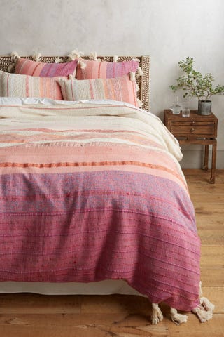 All Roads Woven Sunset Duvet Cover