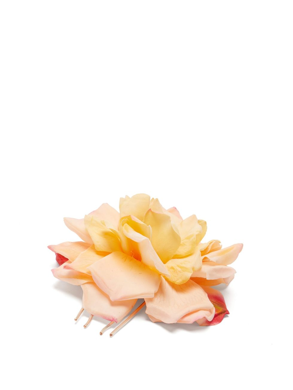 Rose Faux-Flower Hairpin