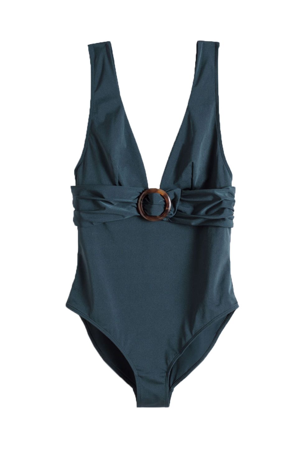 O-Ring Belted Swimsuit
