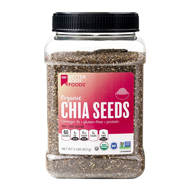 BetterBody Foods Organic Chia Seeds 