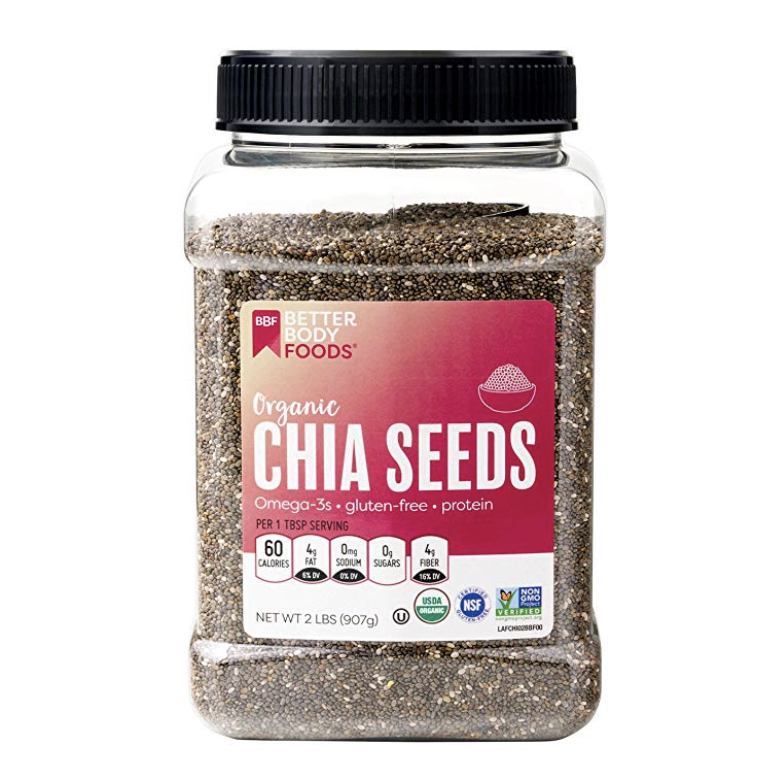 BetterBody Foods Organic Chia Seeds 