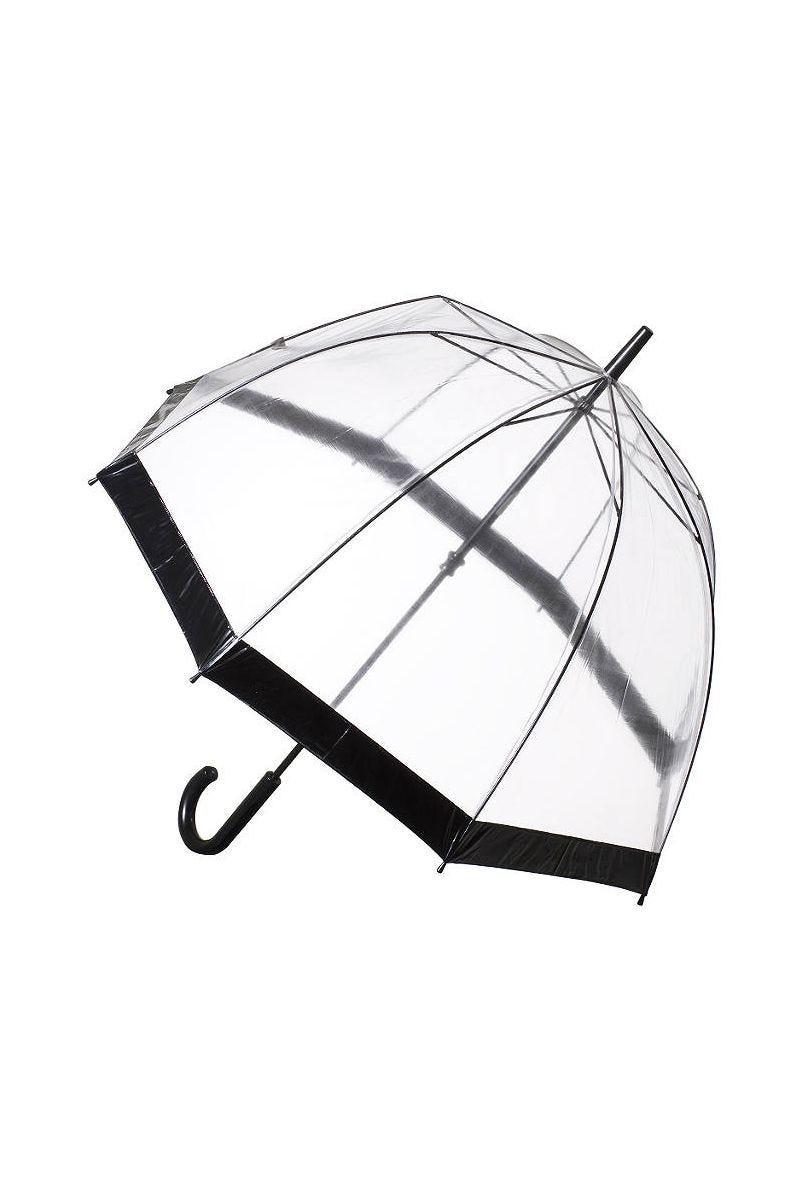 Fulton Birdcage Domed Umbrella, Black