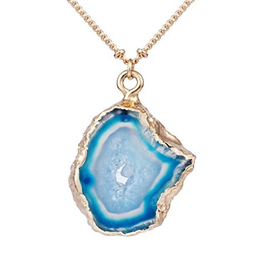 Agate Geode Necklace 