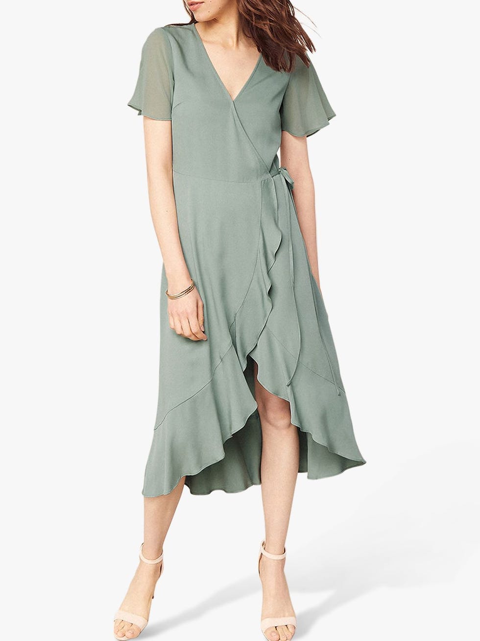 Oasis Chiffon Wrap Dress