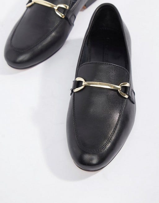 Moment leather loafers