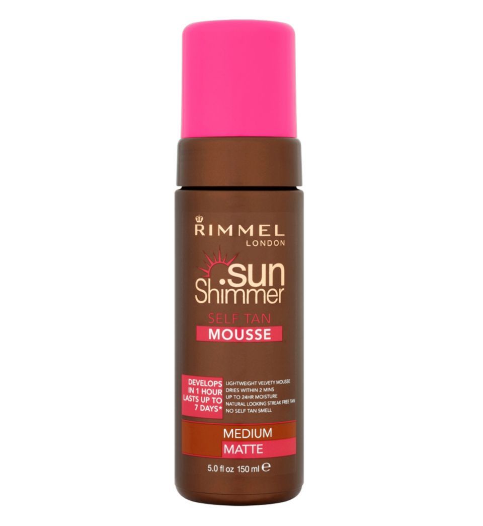 Rimmel London Sun Shimmer Self Tan Mousse Medium Matte 150ml