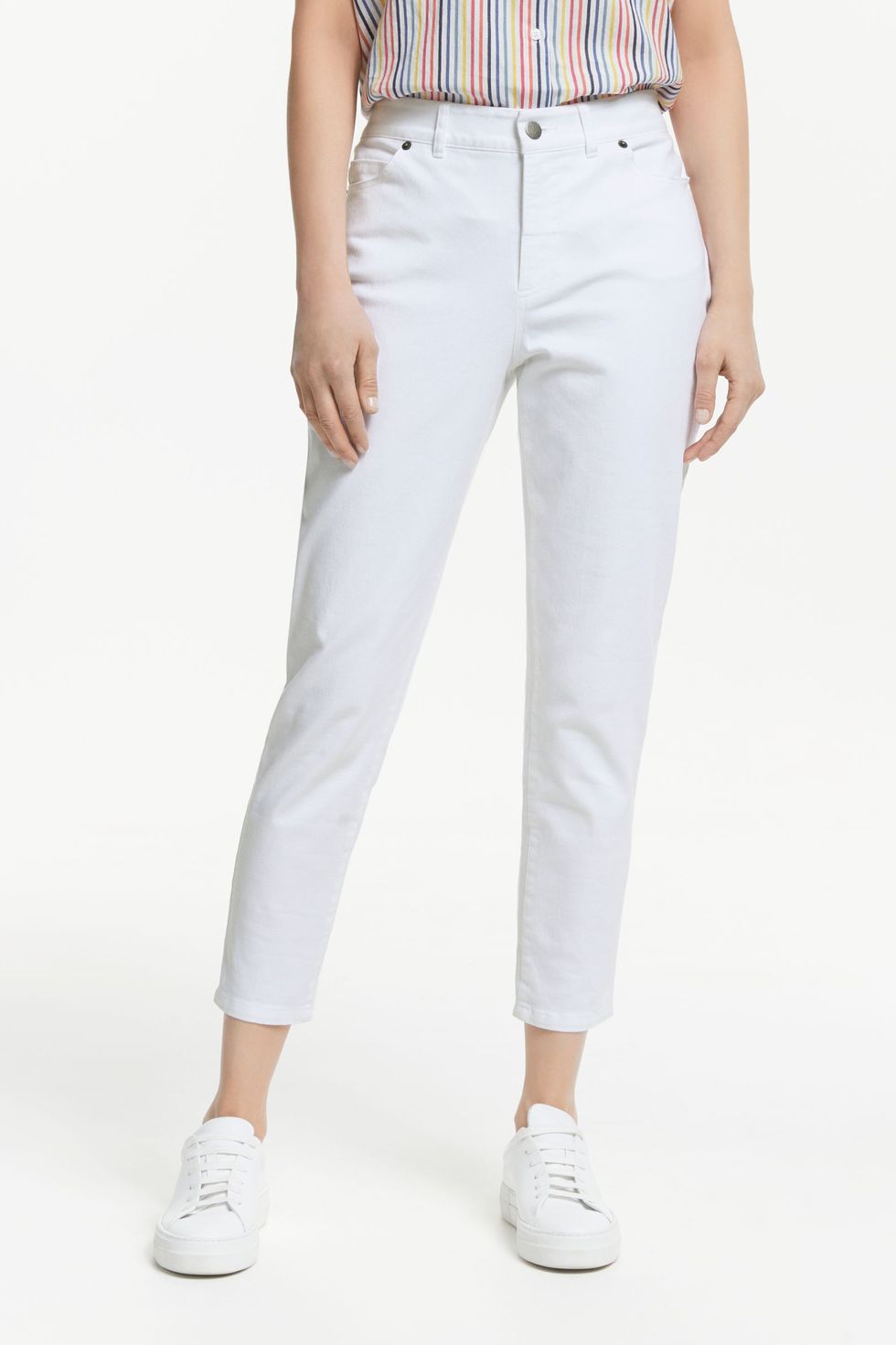 Collection Weekend Ankle Grazer Slim Jeans, White