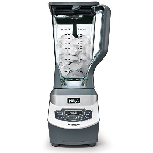 Ninja Professional Countertop Blender with 1100-Watt Base, 72oz Total Crushing Pitcher and (2) 16oz Cups for Frozen Drinks and Smoothies (BL660)