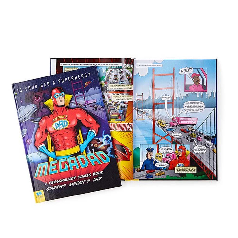 Mega Dad Personalized Comic Book