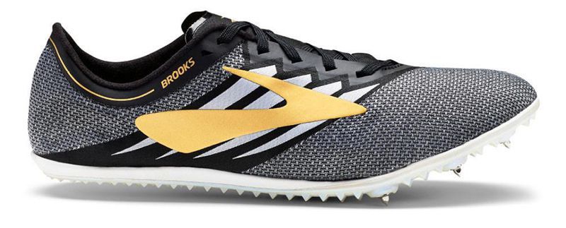 track spikes black and gold