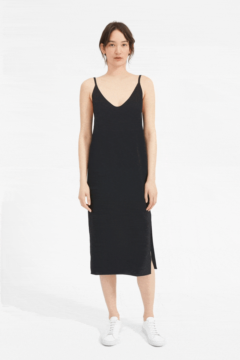 best black travel dress