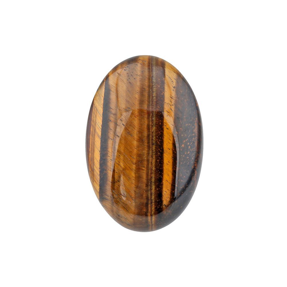Tiger's Eye Oval Worry Stone 