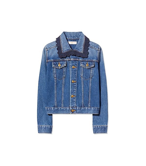 tory burch jean jacket