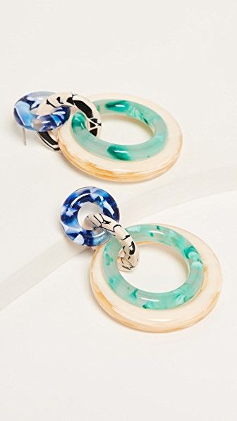 Double Ring Hoop Earrings