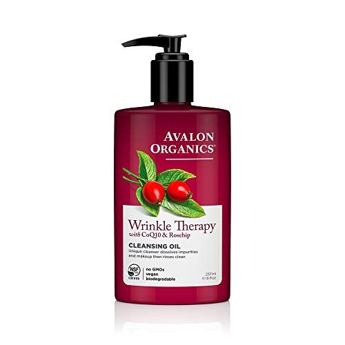 Avalon Organics Wrinkle Therapy Cleansing Oil, 8 oz.