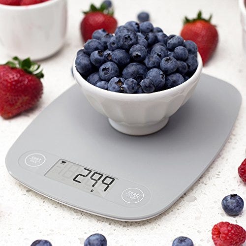 Digital Food Scale Digital Weight, Grams and Ounces by Greater Goods