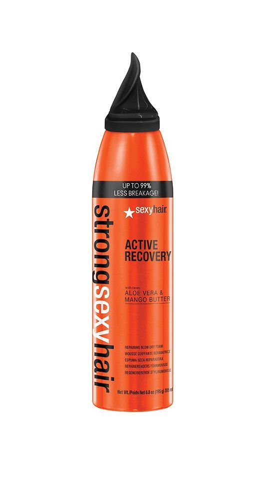 Strong Sexy Hair Active Recovery Repairing Blow Dry Foam