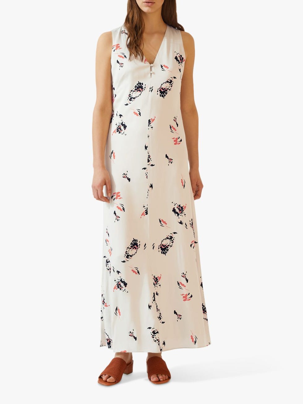 Jigsaw Petal Cotton Maxi Dress