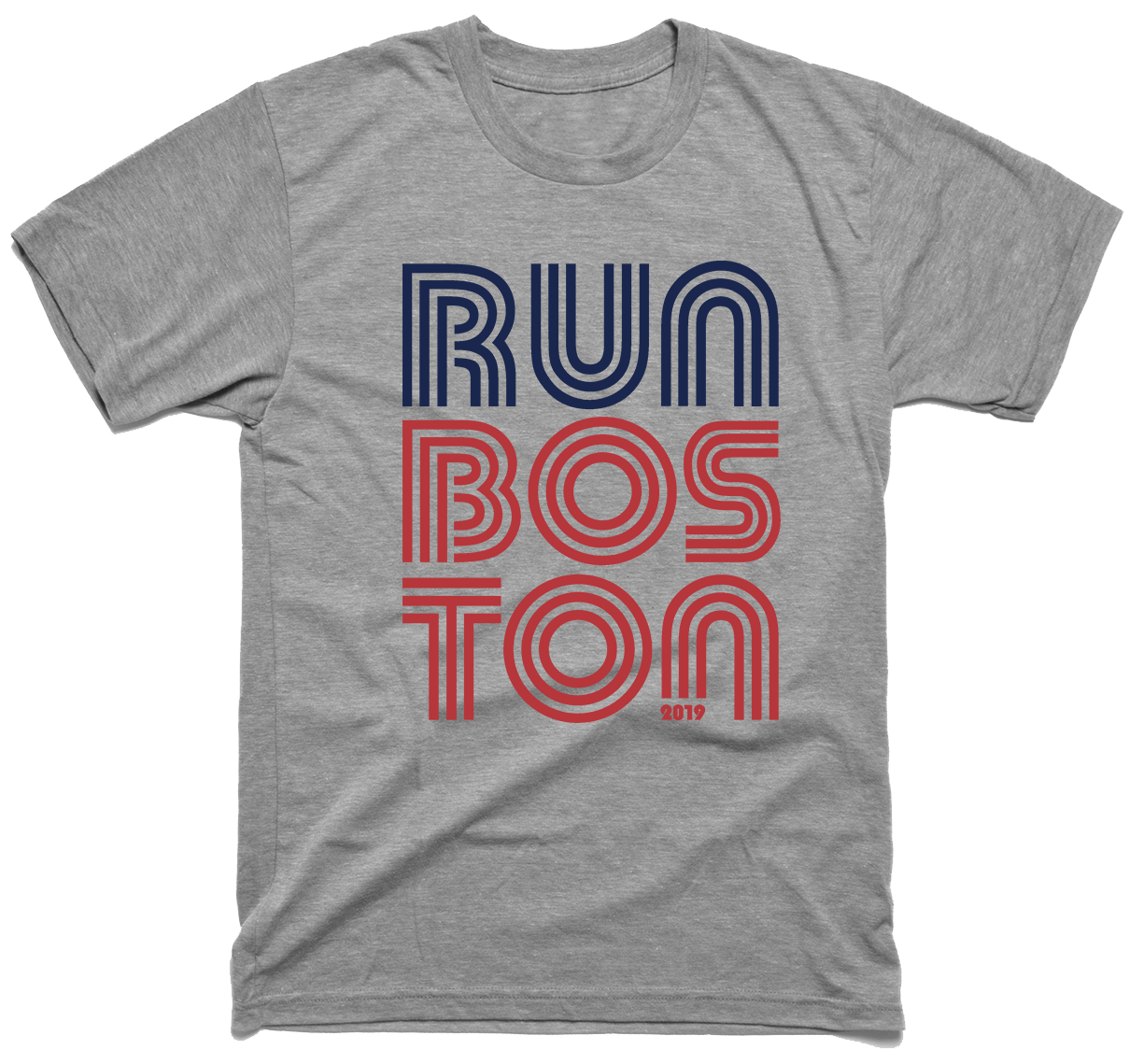 RW Run Boston T-Shirt - Gray