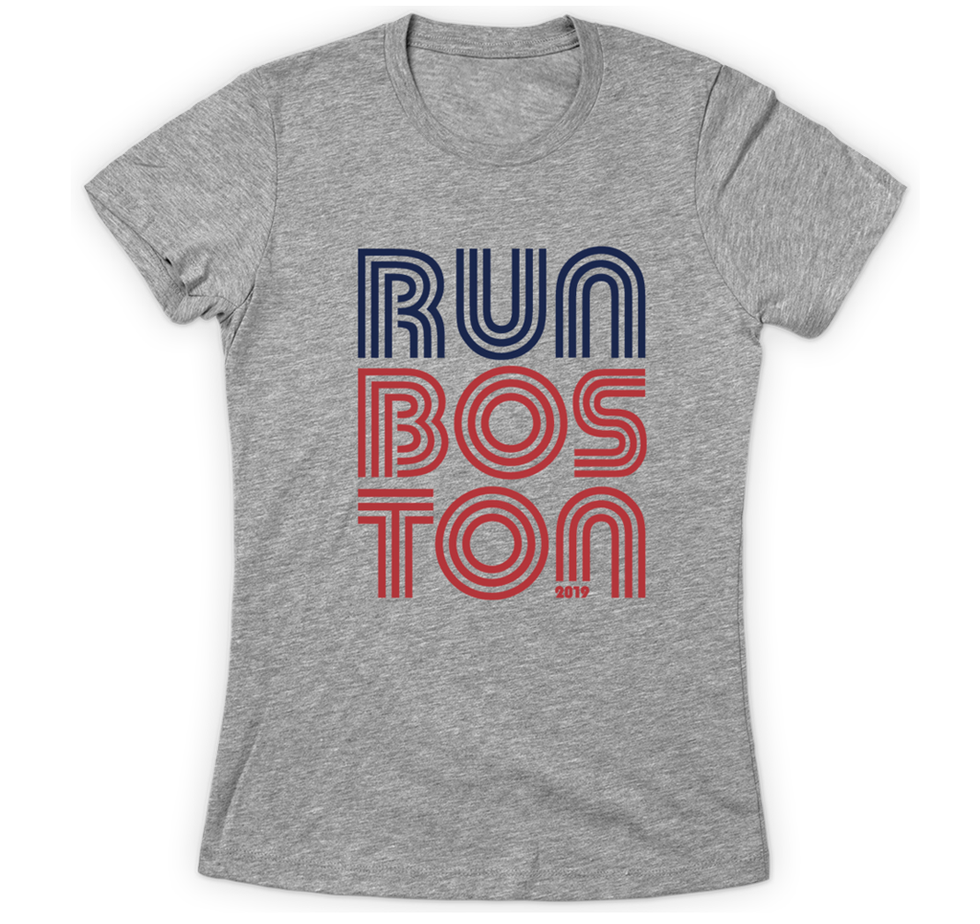 RW Run Boston T-Shirt - Gray