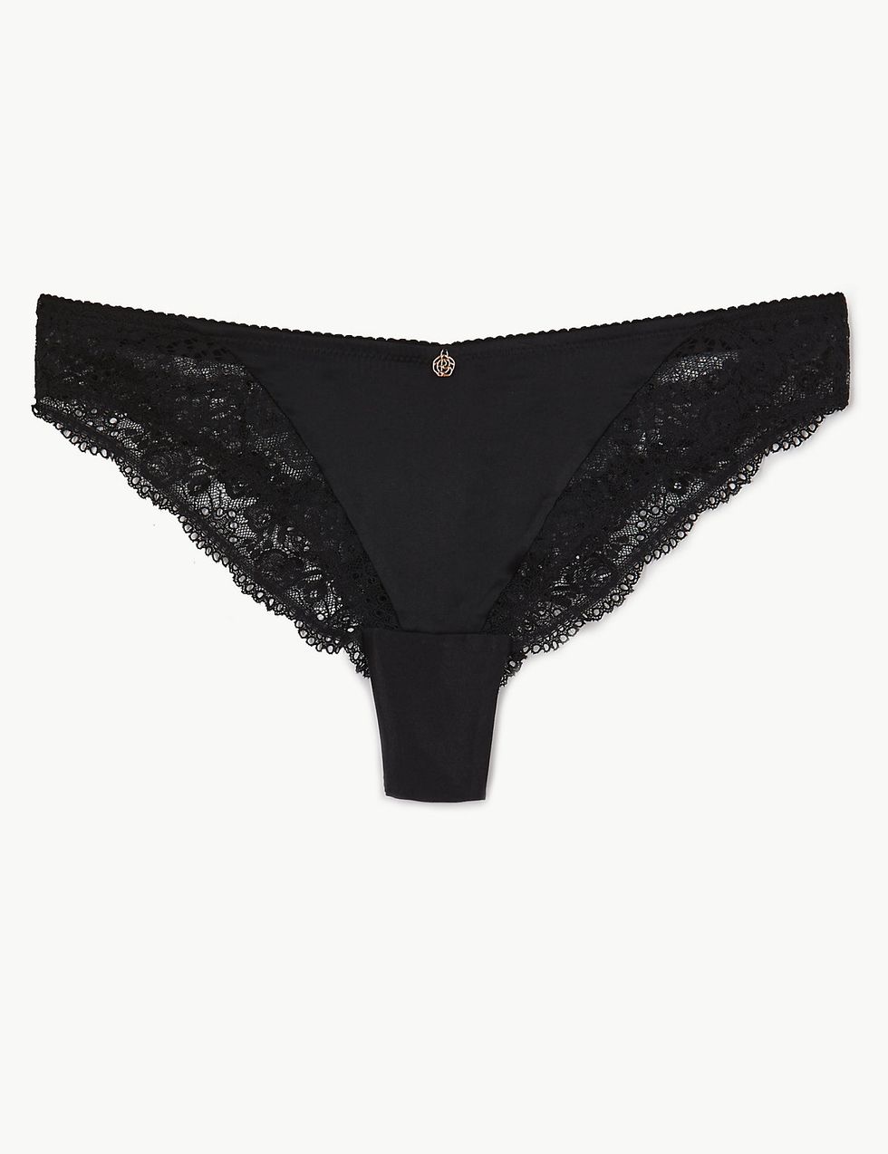 Buy Marks & Spencer No Vpl Low Rise Brazilian Knickers - Black (Pack of 3)  online