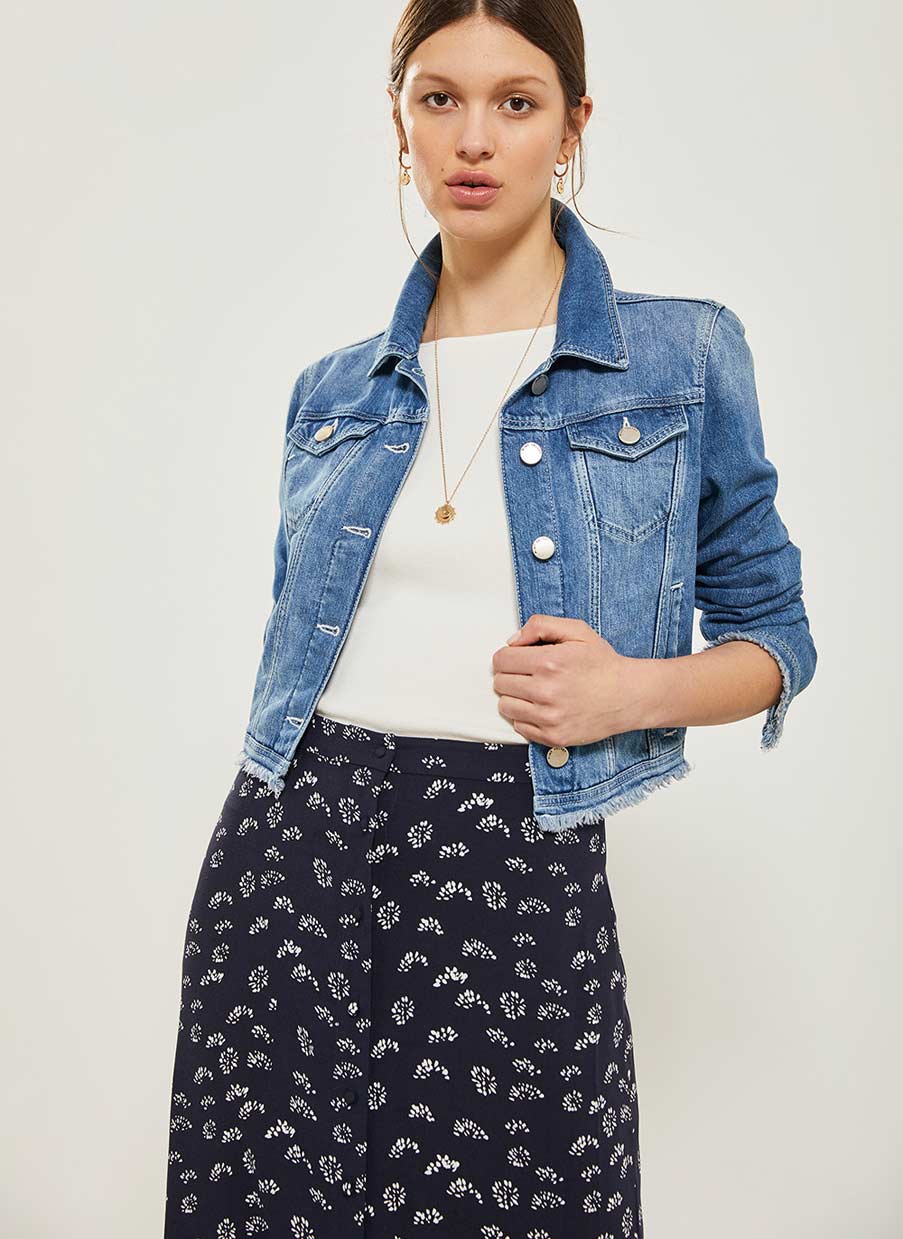 Indigo Denim Western Jacket