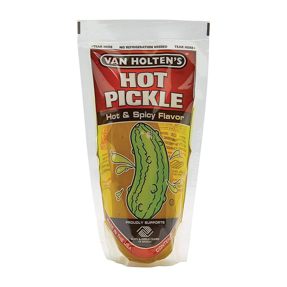 Van Holten's Jumbo Hot Pickle-In-A-Pouch (12-Pack)
