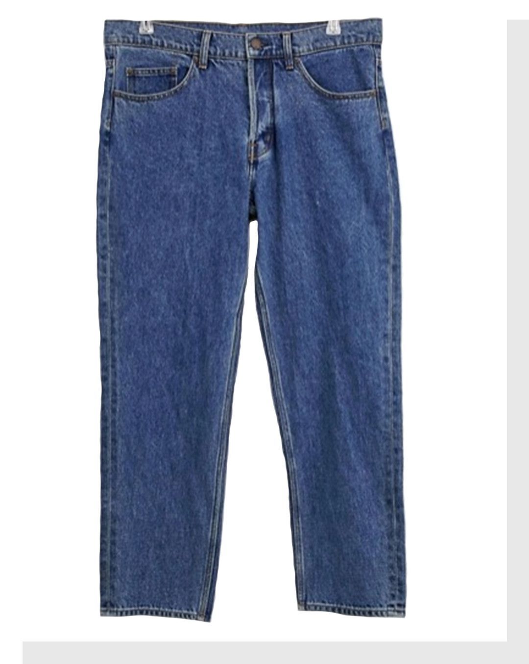 Tapered Cropped Jeans