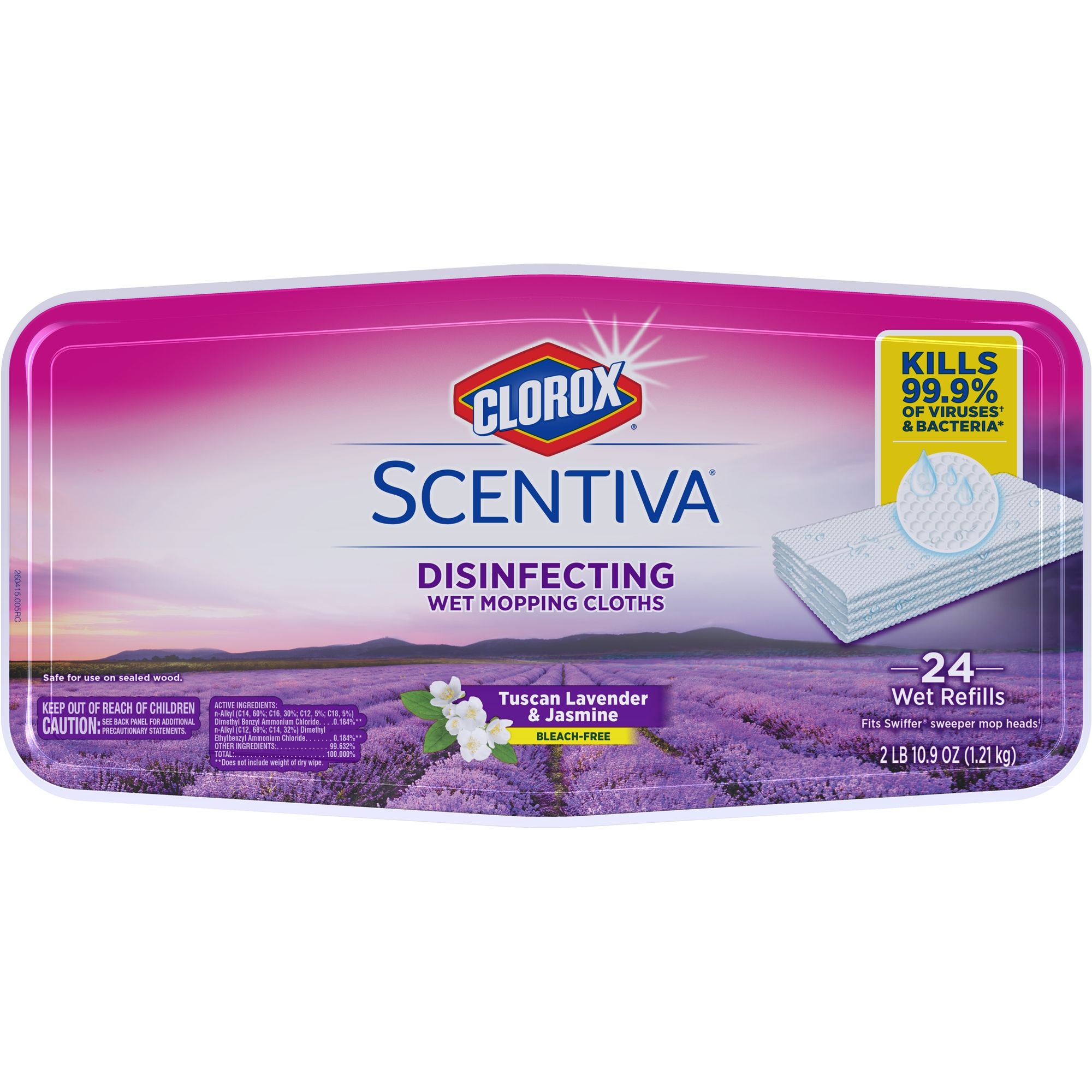 Scentiva Disinfecting Wet Mopping Cloths