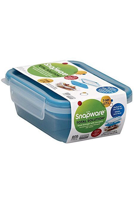 Strong Air Tight Seal Food Storage Lunch Box Square Plastic Made in UK BPA Free