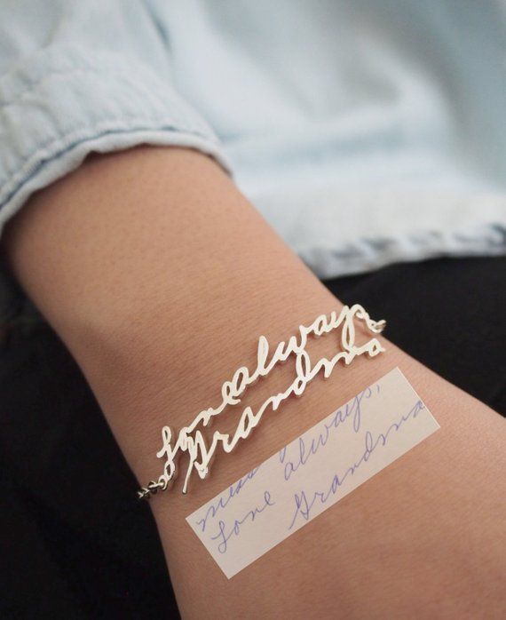 Customized Handwritten Bracelet 