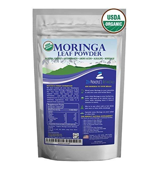 Zen Principle Organic Moringa Leaf Powder