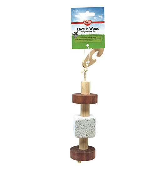 Natural Pumice and Wood Hanging Toy
