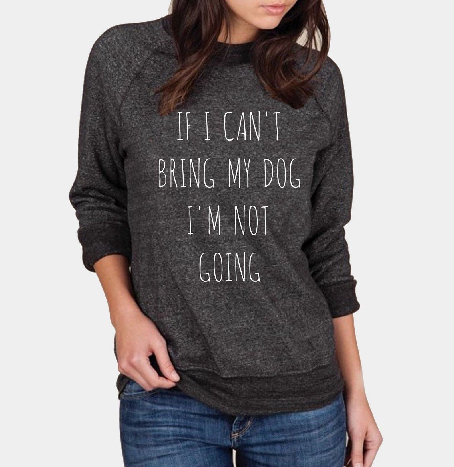 Details about   I'm Only Talking To My Dog Today Women's V-Neck T-shirt Funny Dog Mom Dad Tee