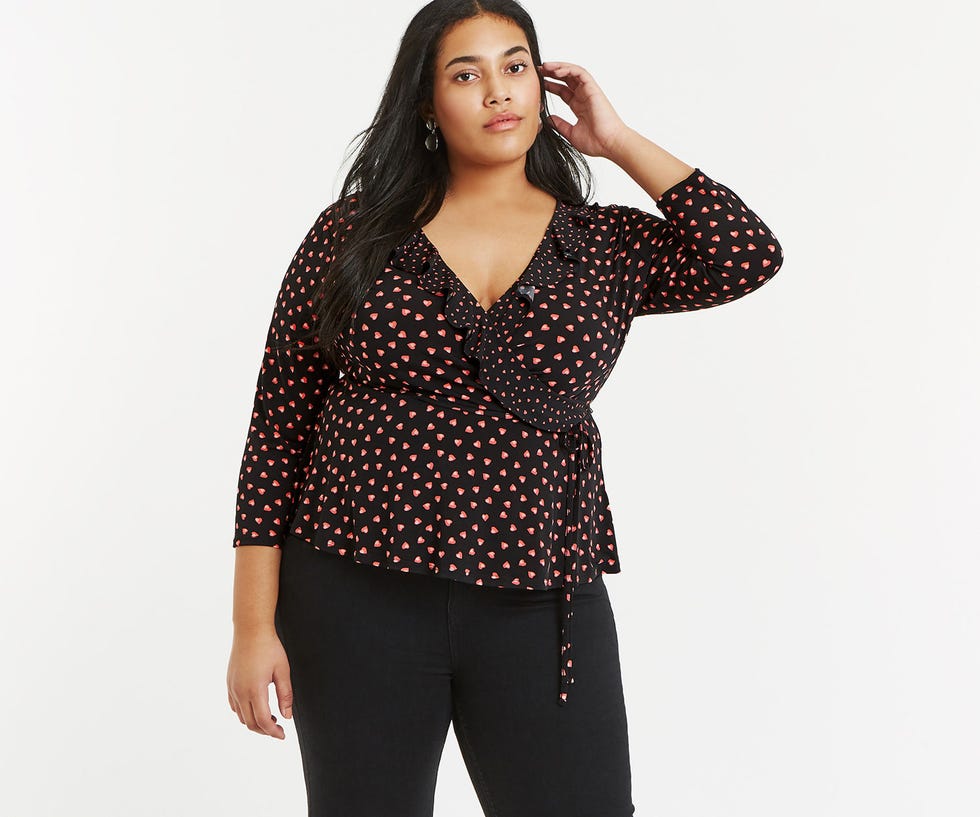Heart Wrap Top