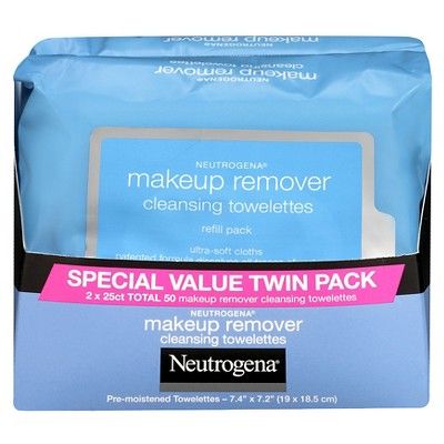 Neutrogena Makeup Remover Cleansing Towelettes Refill Pack
