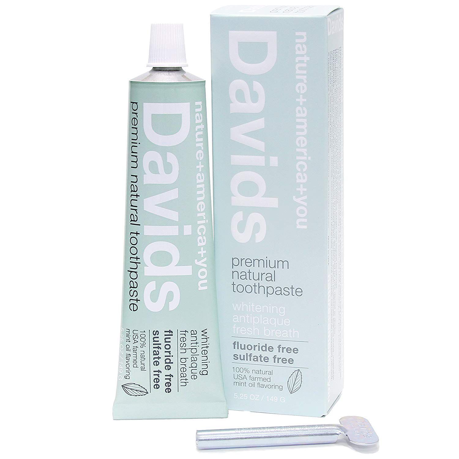Davids Premium Natural Toothpaste / Peppermint