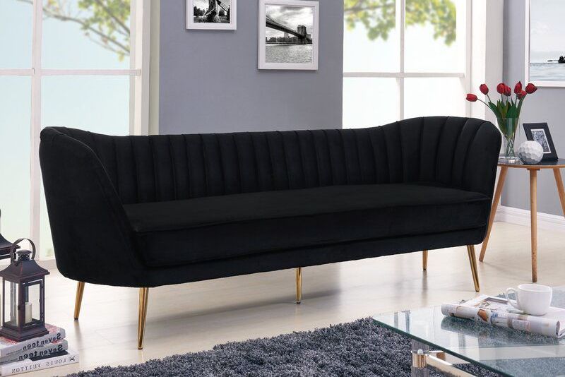 Featured image of post Black Velvet Tufted Sofa : Buy velvet sofas, armchairs &amp; couches and get the best deals ✅ at the lowest prices ✅ on ebay!