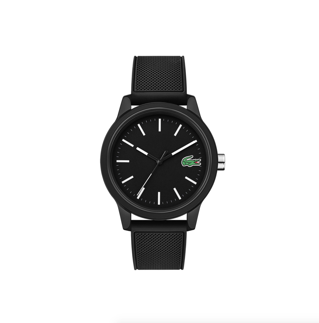 Men's Lacoste 12.12 Watch with Black Silicone Strap