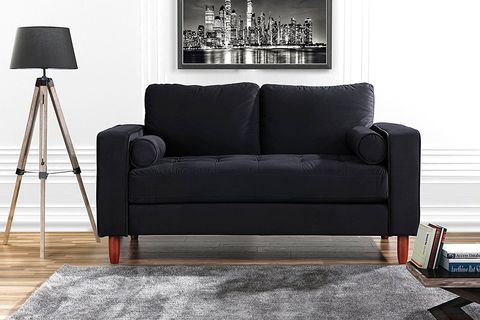 25 Best Velvet Couches At Every Budget, Black Tufted Sleeper Sofa