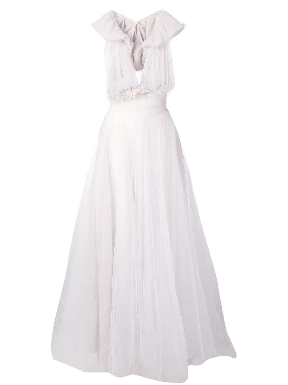white after wedding party dress