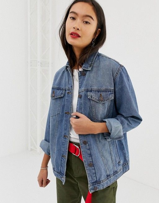 Best oversized denim jacket sale